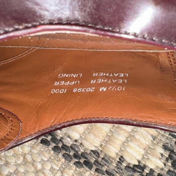 Allen Edmunds Burgundy Men’s Leather Dress Shoes- pics are accurate 10.5 main image 8